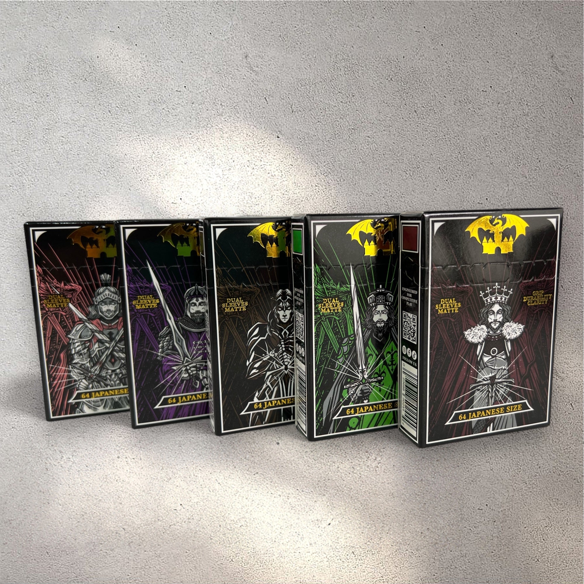 AEGIS ELITE SLEEVES JAPANESE SIZE (MICAS PREMIUM) – DARK FORTRESS