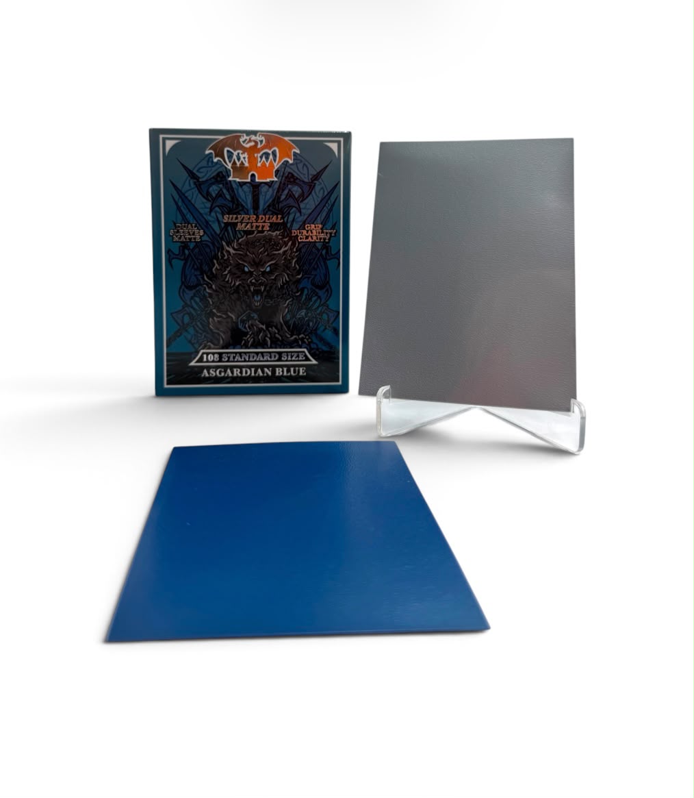 Aegis ELITE DUAL  Sleeves : ASGARDIAN BLUE - DUAL Silver STANDARD