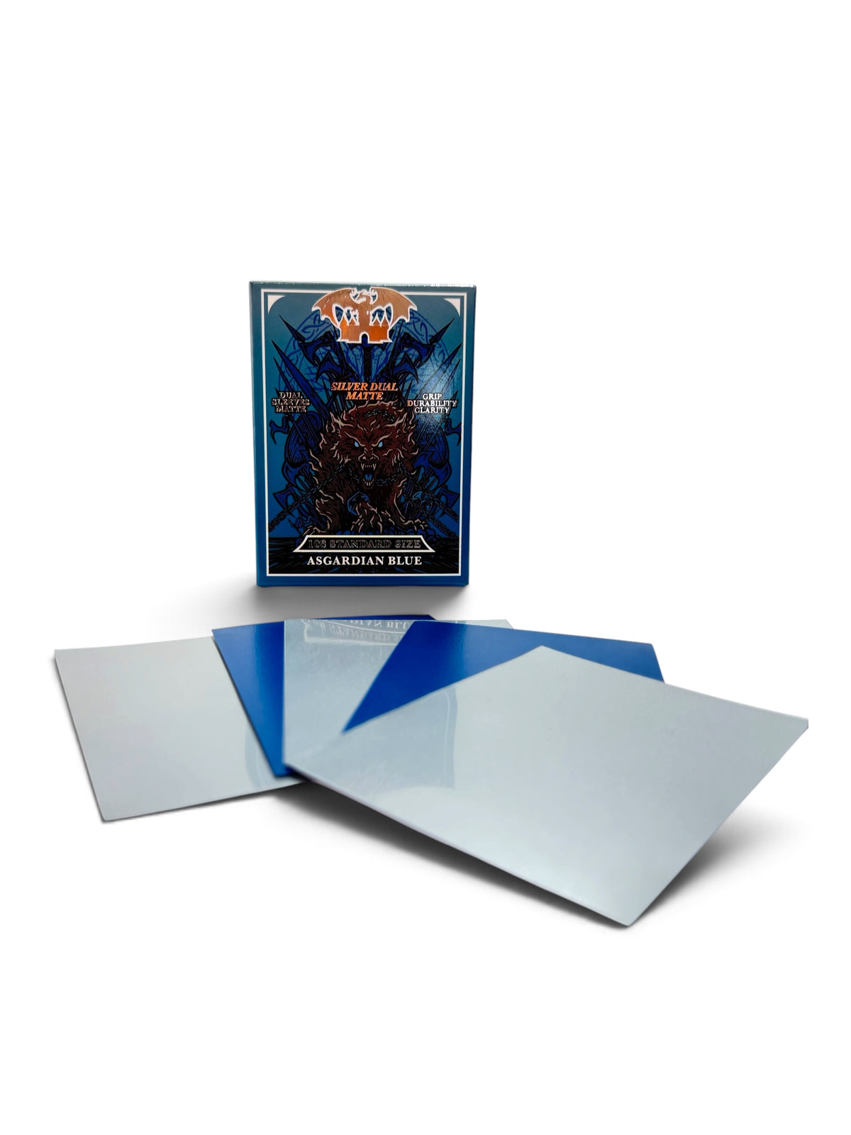 Aegis ELITE DUAL  Sleeves : ASGARDIAN BLUE - DUAL Silver STANDARD