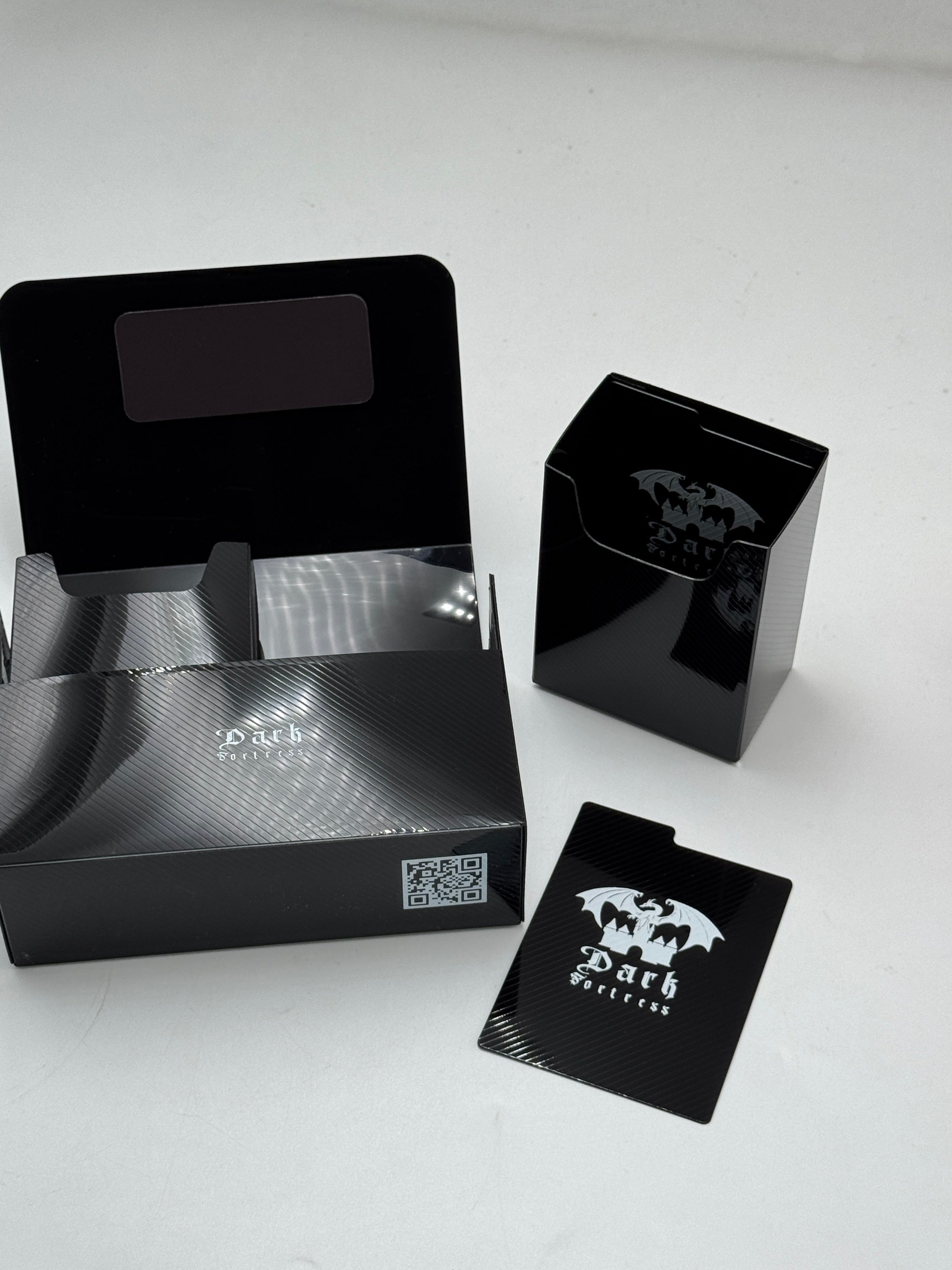 Deck Box Fortress Binary +90 - Protección Premium TCG - Dark Fortress