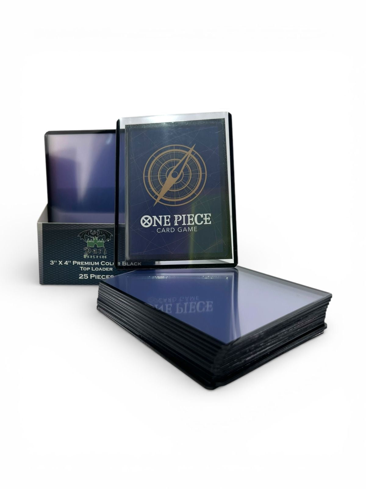 Top Loader Color Border Elite - Protección Rígida Premium TCG - Dark Fortress 25 PACK