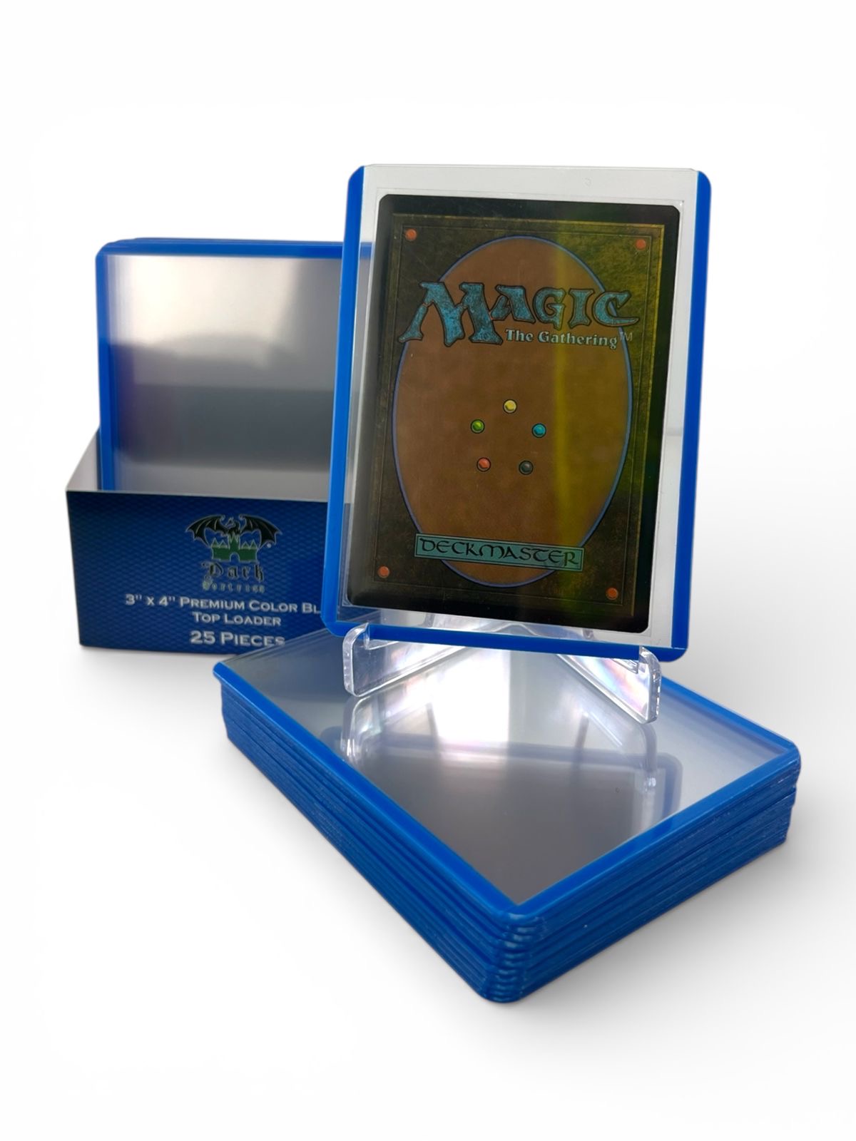 Top Loader Color Border Elite - Protección Rígida Premium TCG - Dark Fortress 25 PACK